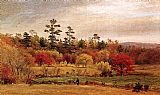 Conversation at the Fence by Jasper Francis Cropsey